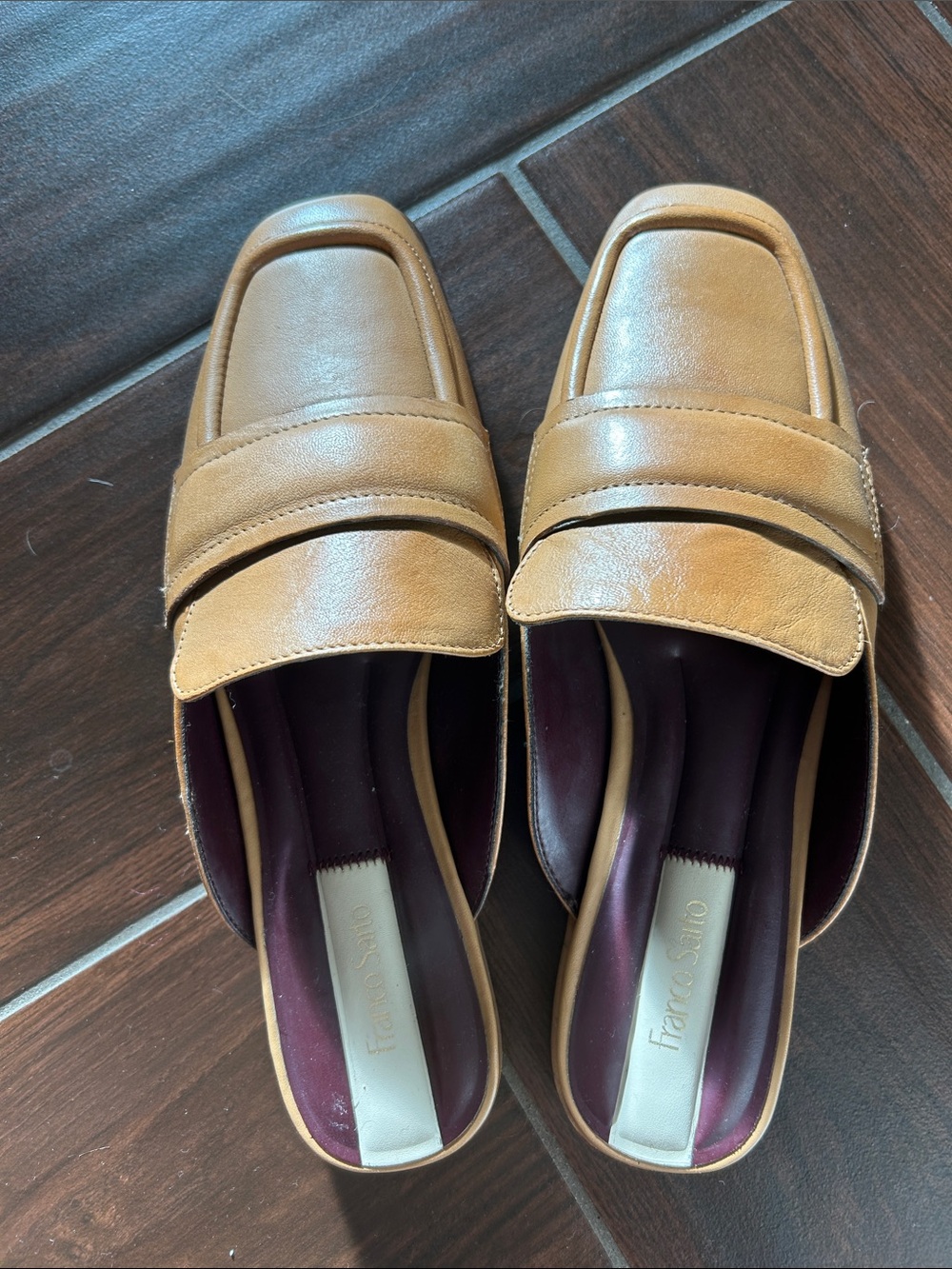 Franco Sarto Leather Mules - Duval